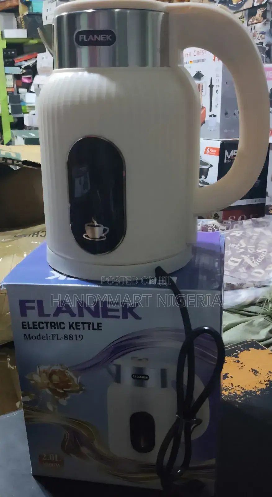 Flanek Standard Electric Kettle (Model: FL-8819) 20% OFF