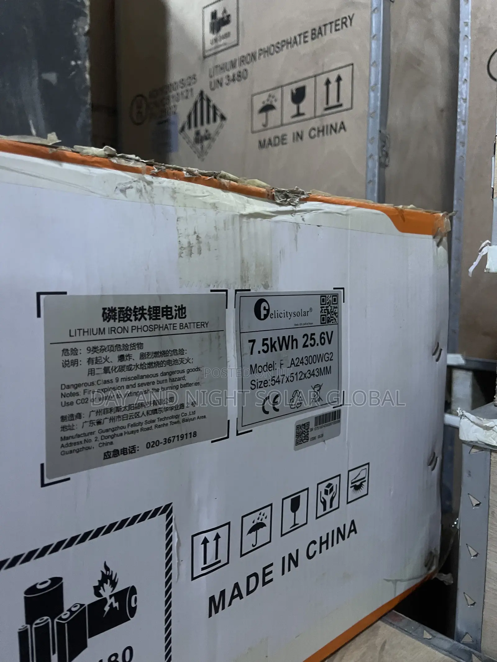 7.5kwh Felicity Ion Lithium Battery 24v