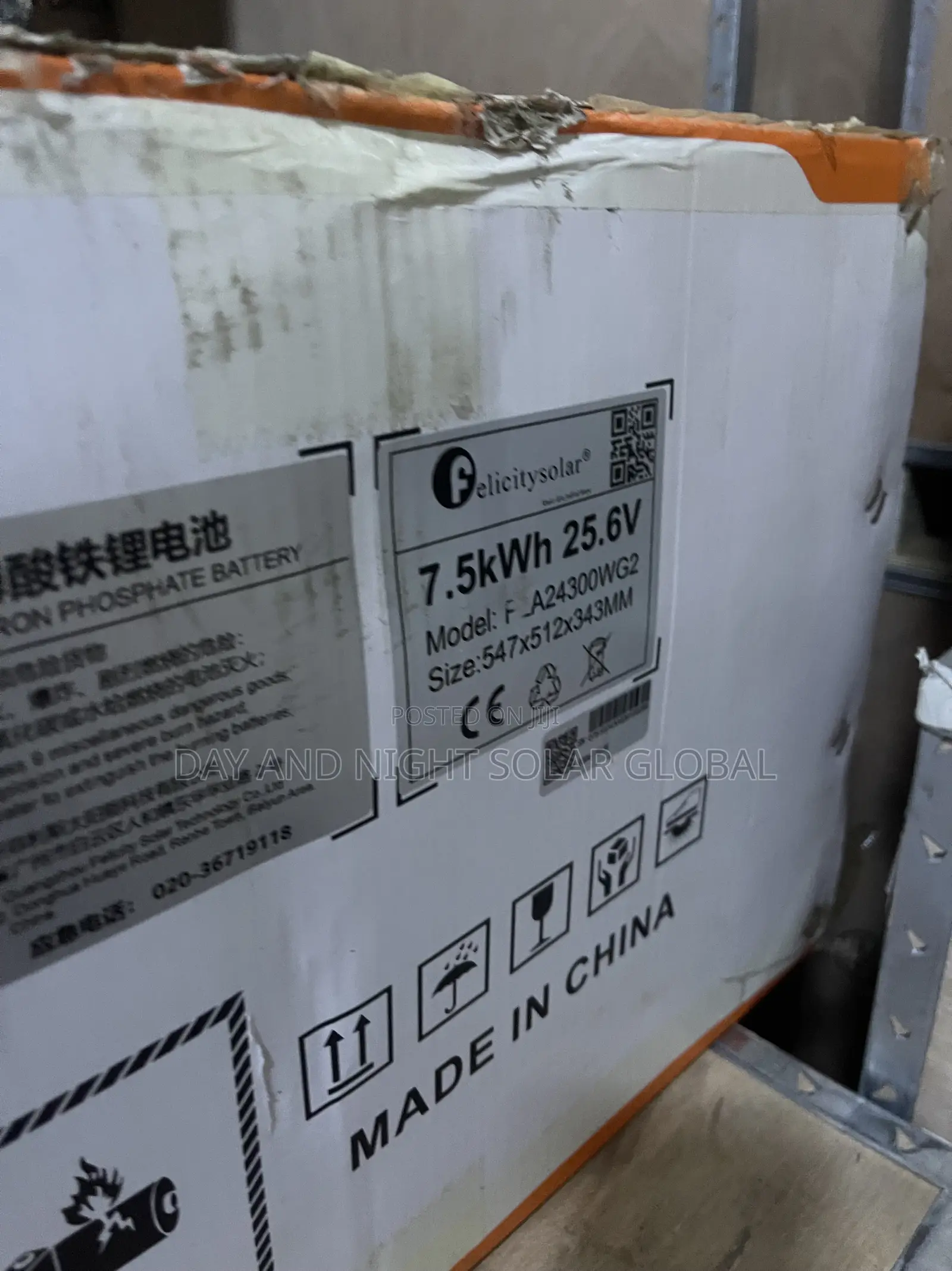 7.5kwh Felicity Ion Lithium Battery 24v