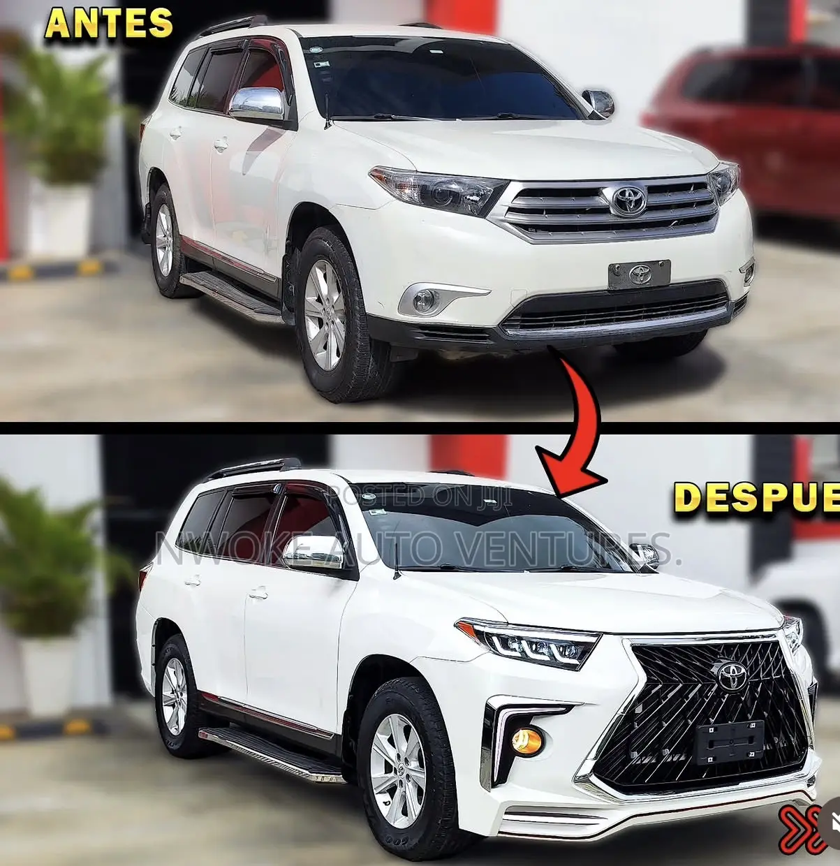 Upgrade Your Toyota Highlander 2008 to 2020 Model