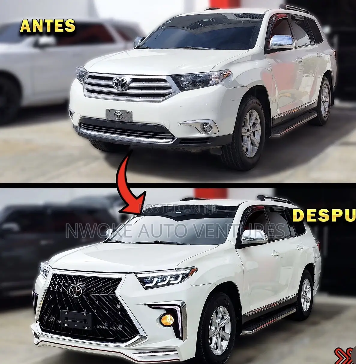 Upgrade Your Toyota Highlander 2008 to 2020 Model