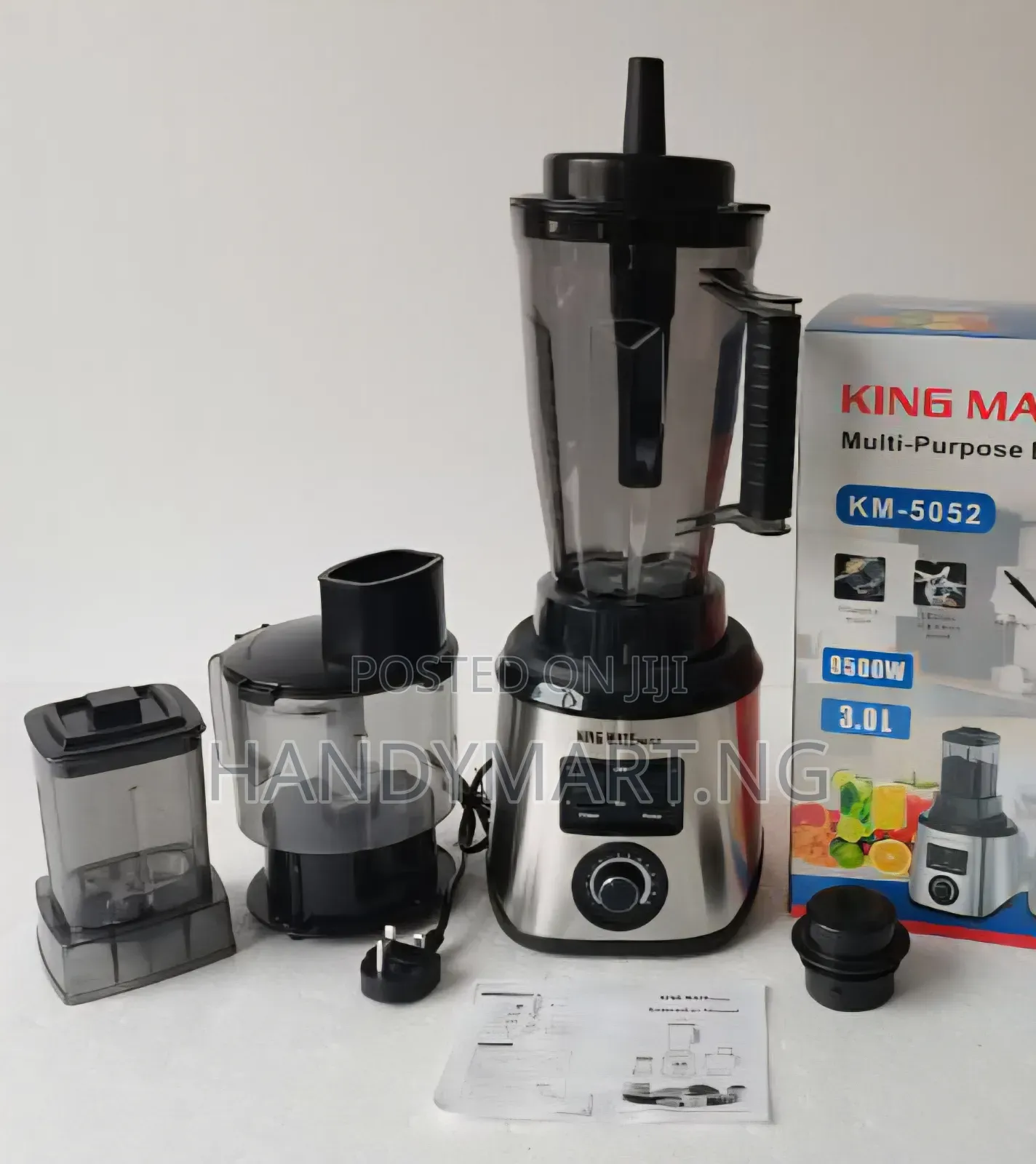 King Mate Pro Max 3-in-1 Multi-Purpose Blender(Model: KM-5052) 25% OFF