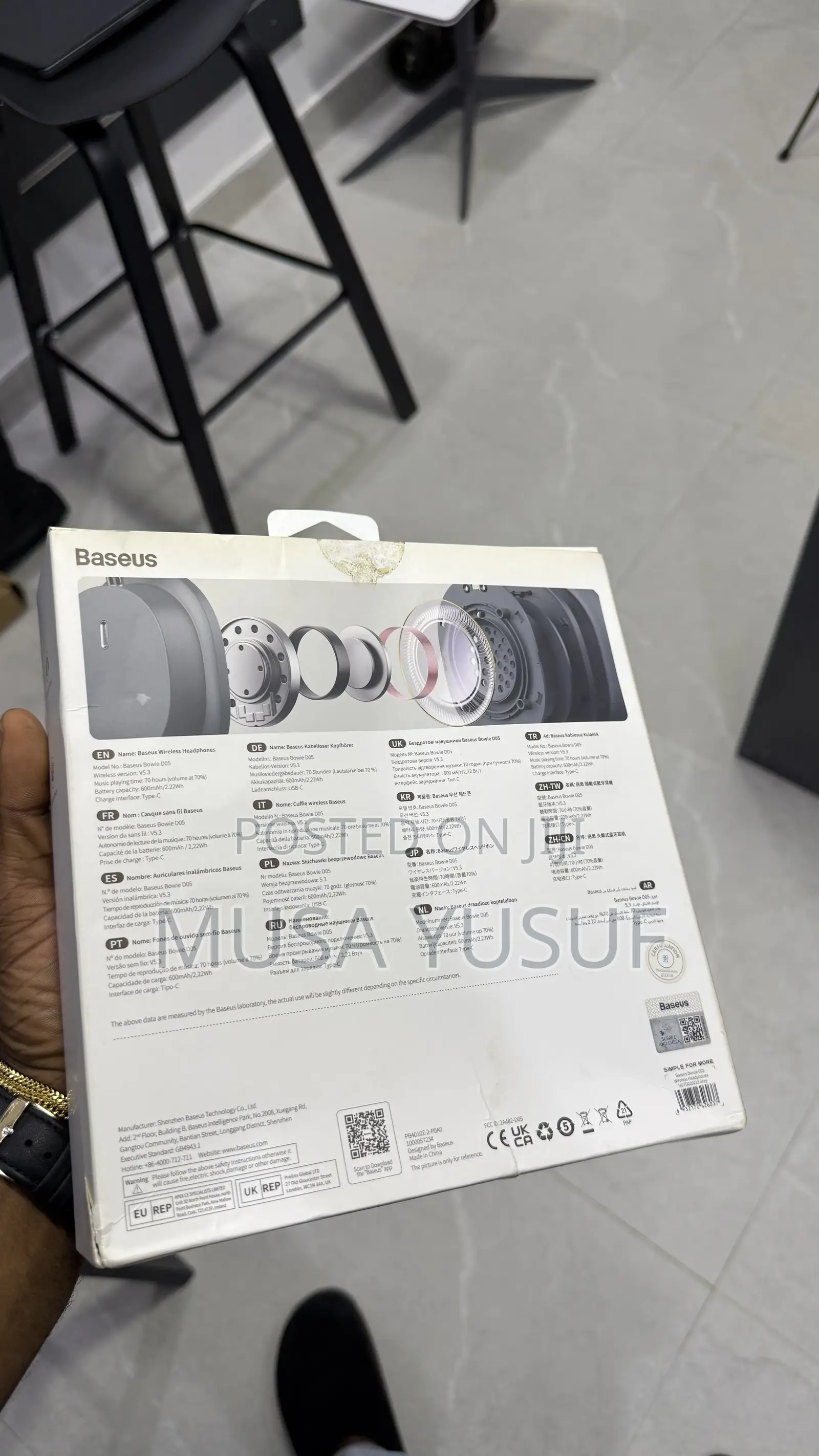 Baseus Bowie D05 Wireless Bluetooth Headphones