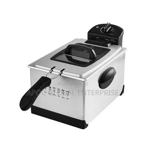 George Home Compact 5L Stainless Steel Deep Fryer