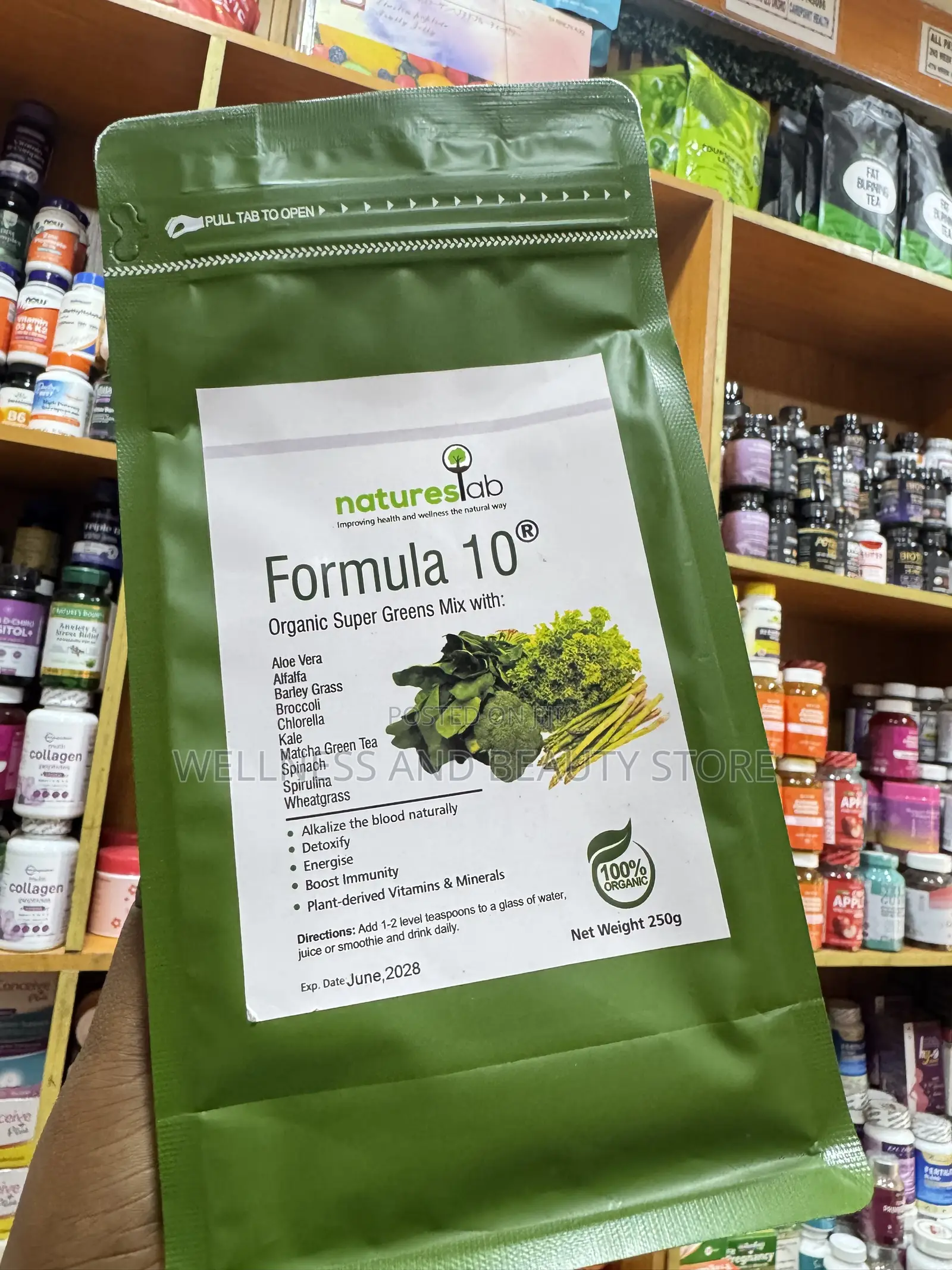 Natureslab Formula 10 Organic Super Greens Mix