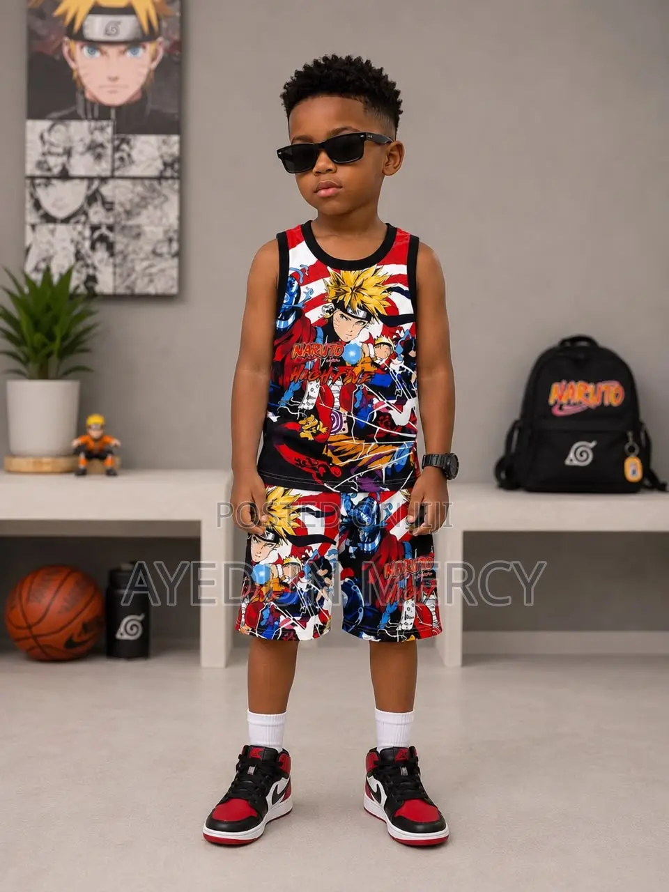 Boys 2pcs Casual Animation Wear