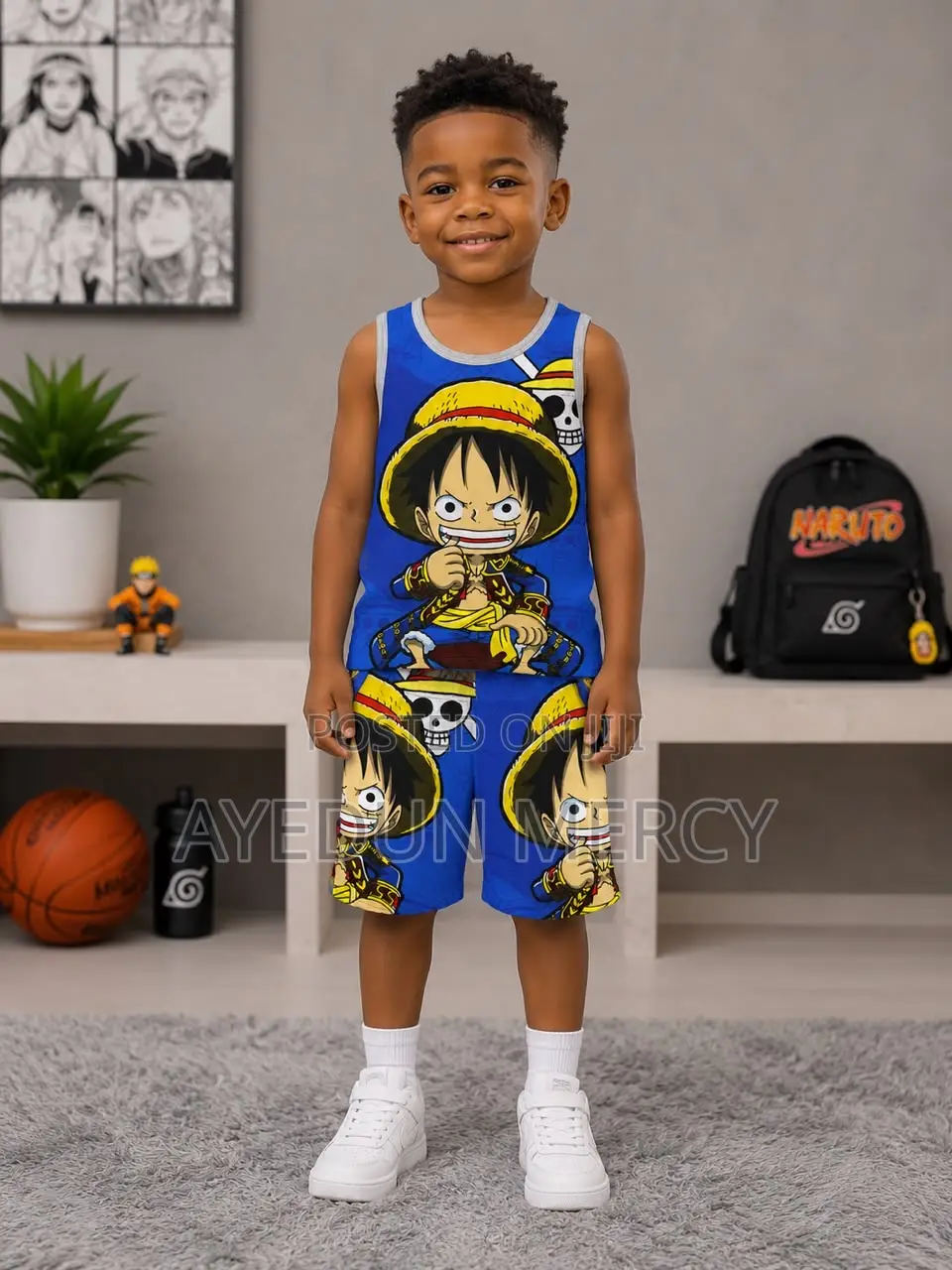 Boys 2pcs Casual Animation Wear