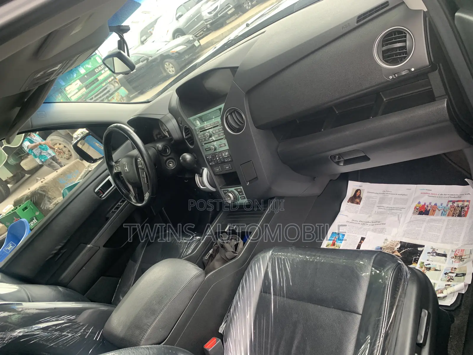 Honda Pilot Touring w/RES/Navi 4WD (3.5L 6cyl 5A) 2010 Black