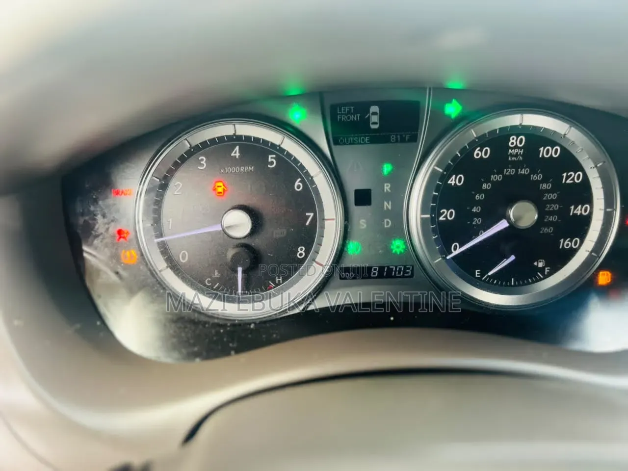 Lexus ES 350 2011 Gold