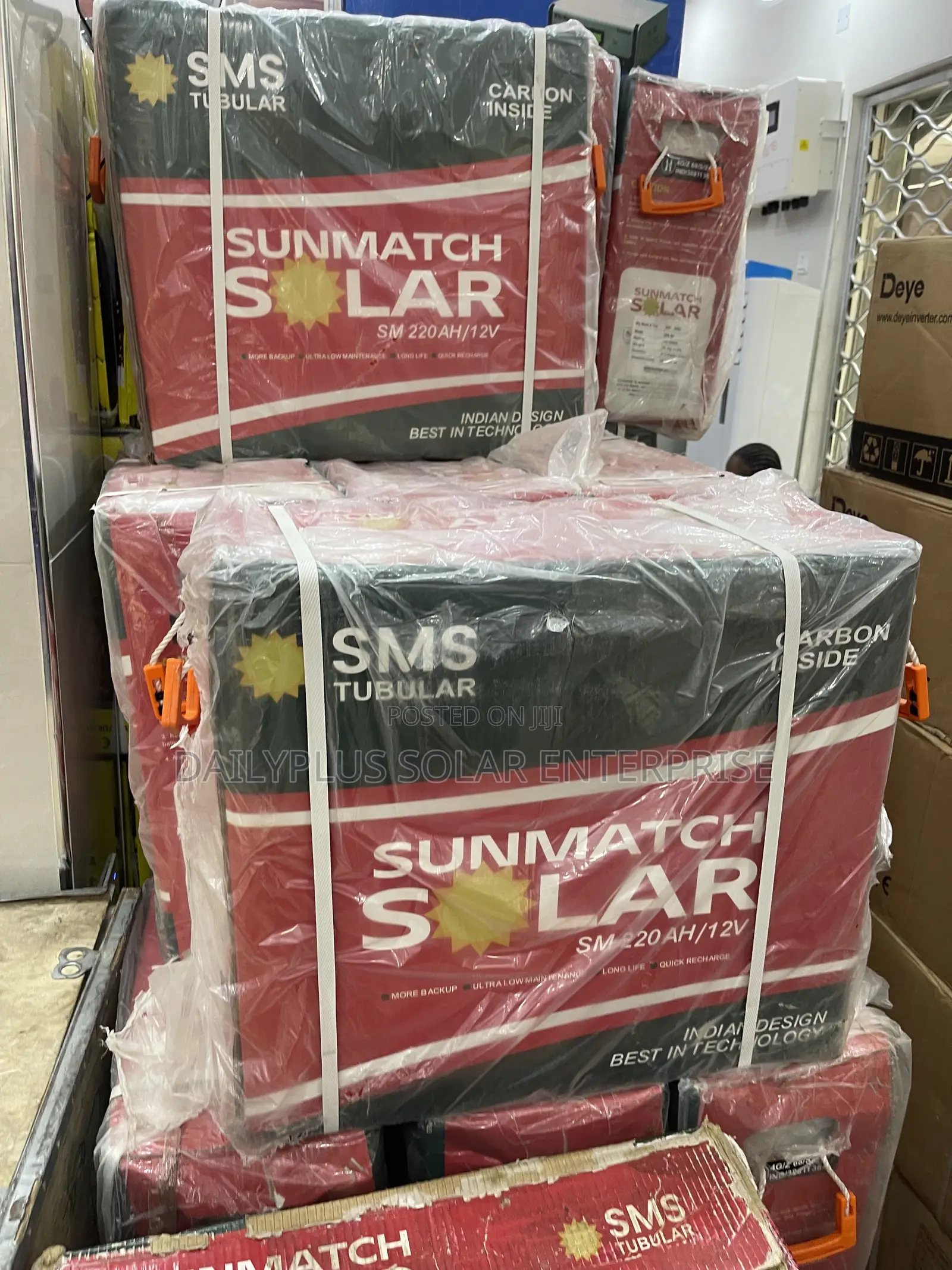 SMS SunMatch Solar Tubular Battery