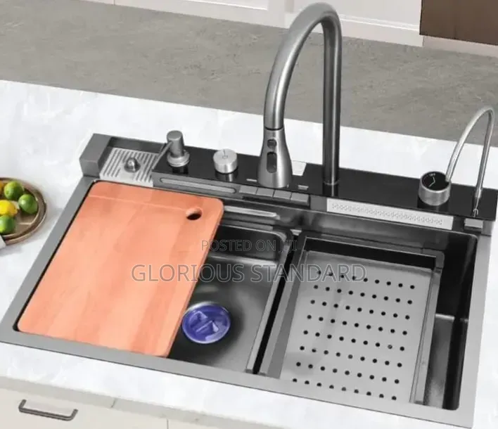 Original Custom Sink With 5" Ways Pressing Button