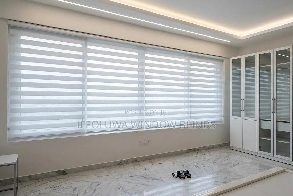 Shining White Day and Night Window Blinds