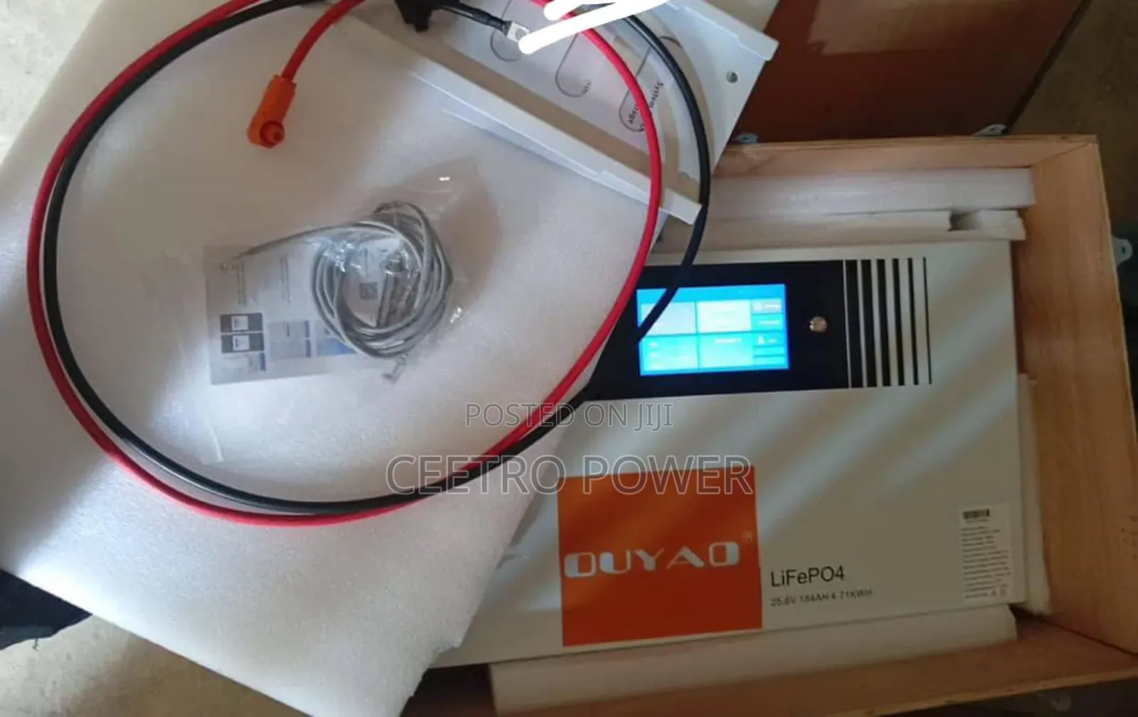 Ouyao 4.7kwh 25.6v Lithium Battery