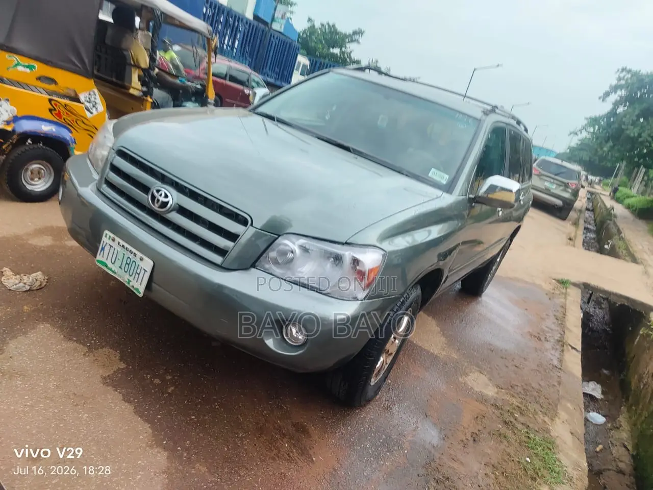 Toyota Highlander 2006 Green