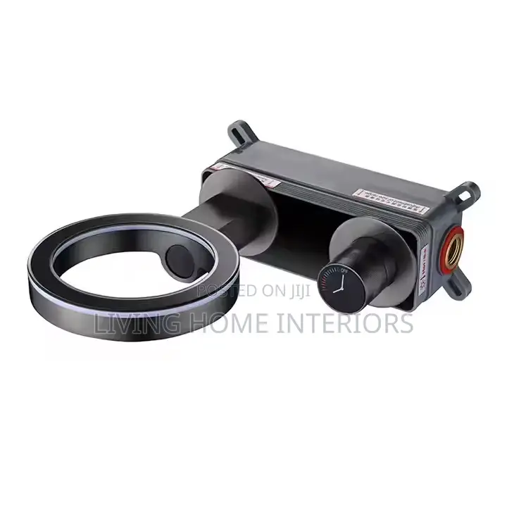 Modern Concealed Wall-Mounted Ring Waterfall Faucet