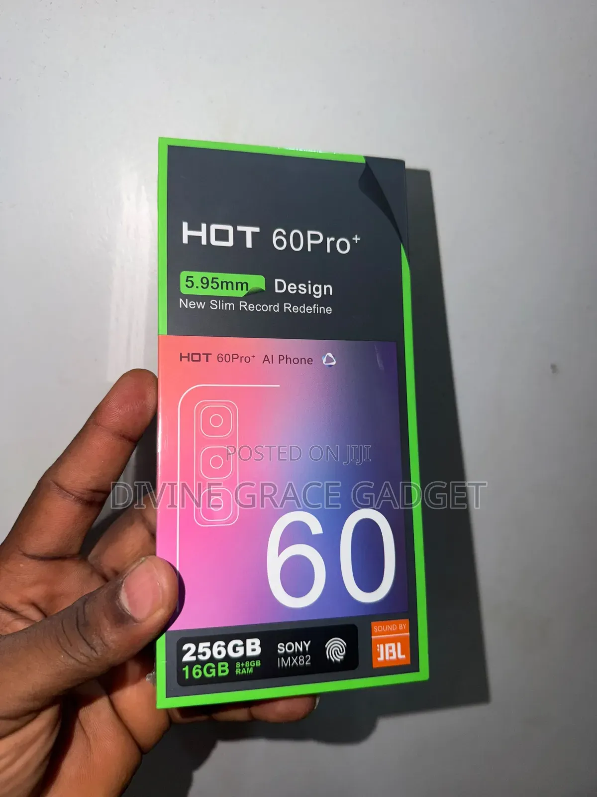 New Infinix Hot 60 Pro+ 256 GB Black