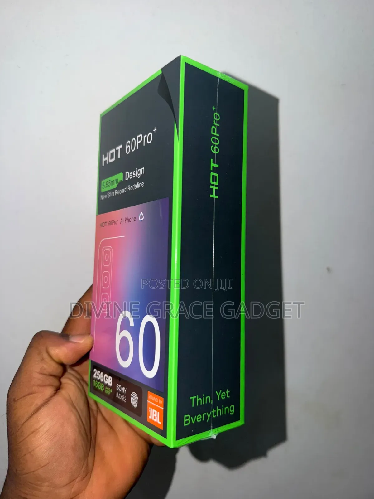 New Infinix Hot 60 Pro+ 256 GB Black