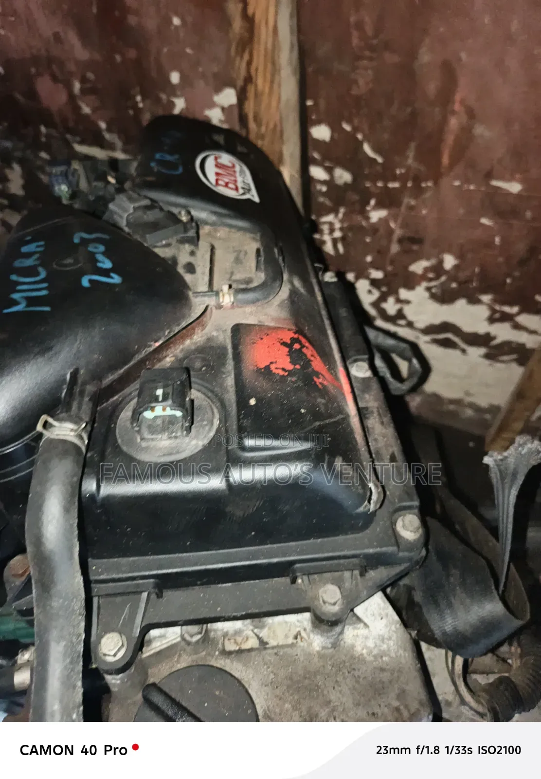 Nissan Micra Engine and Transmission 2005 Direct Japan