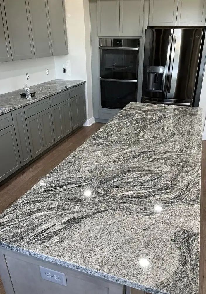 Modern Kitchen Marble Countertop Installation