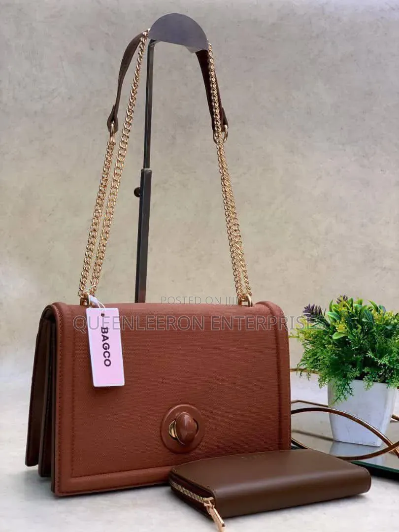 Original Bagco 2 in 1 Quality Leather Bag