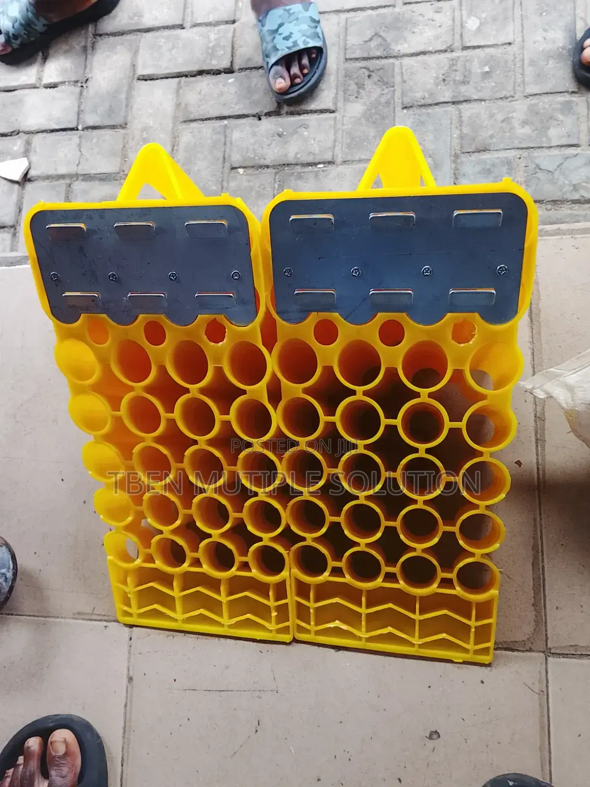 Yellow Plastic Wheel Chocks,or Tyre Wage