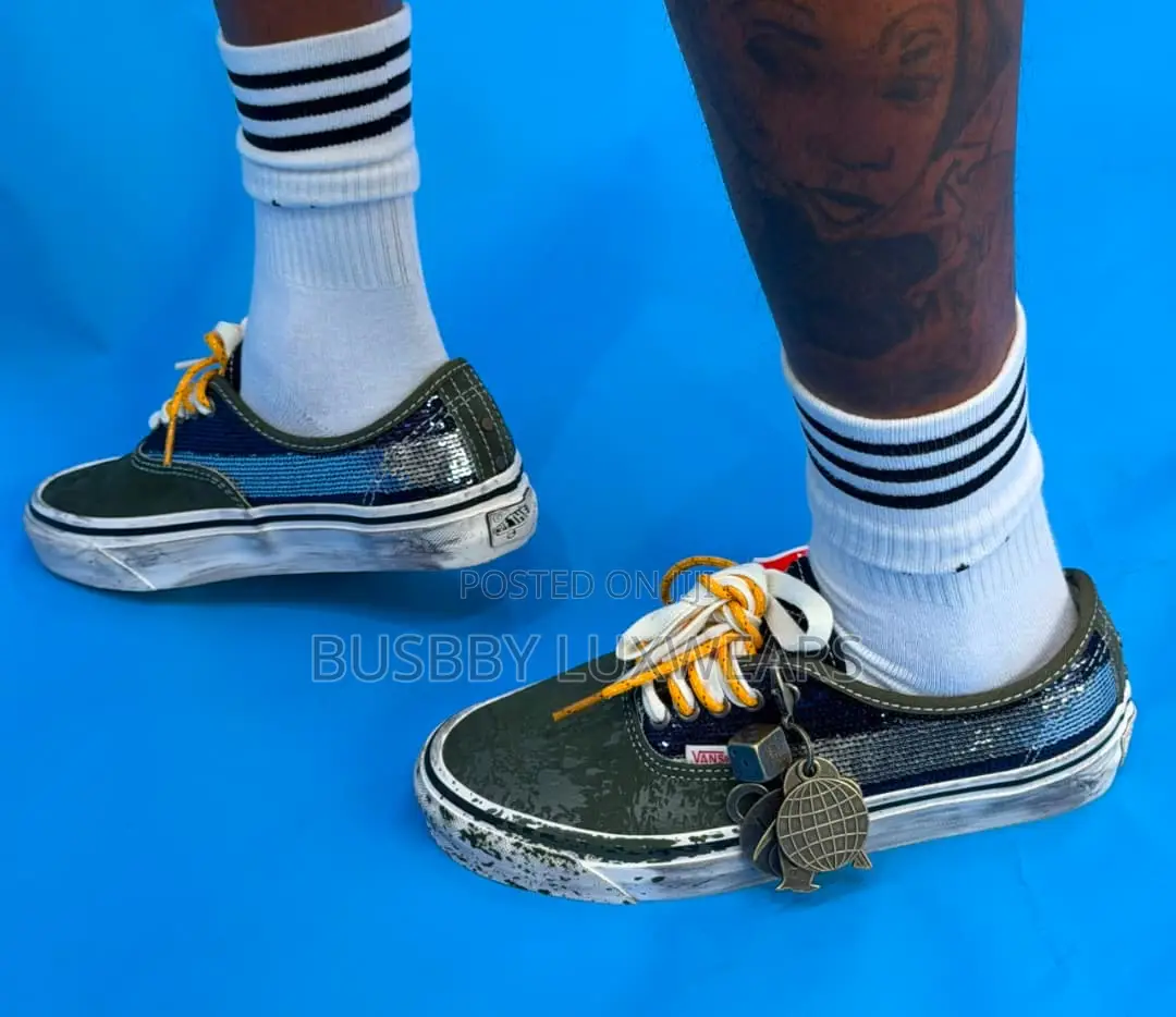 Original Authentic Vans Otw “Satoshi Nakamoto” Studded Sneakers