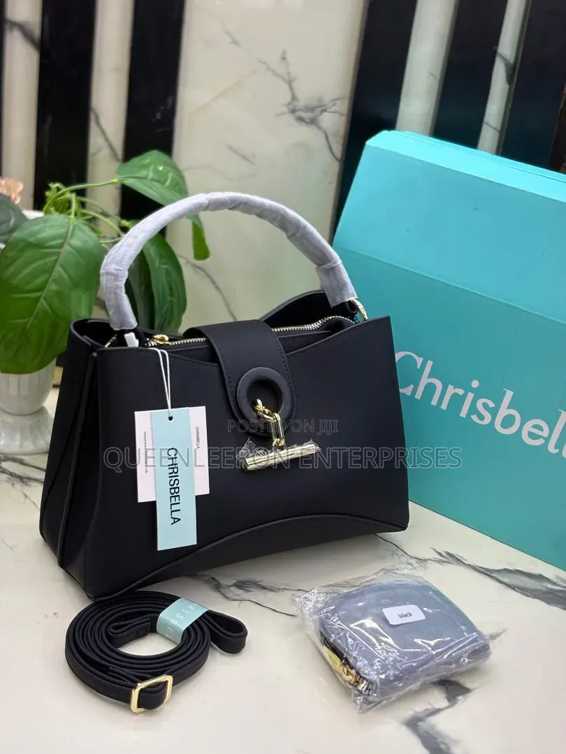 Luxery Chrisbella 2 in 1 Quality Leather Bag