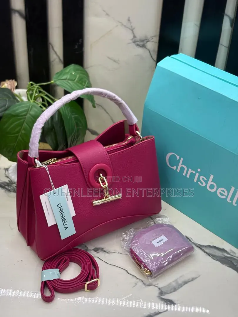Luxery Chrisbella 2 in 1 Quality Leather Bag