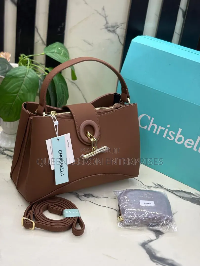 Luxery Chrisbella 2 in 1 Quality Leather Bag