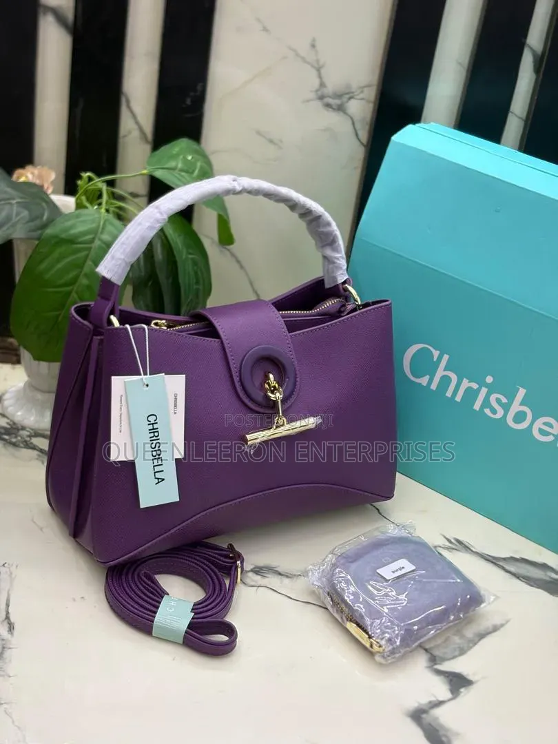 Luxery Chrisbella 2 in 1 Quality Leather Bag