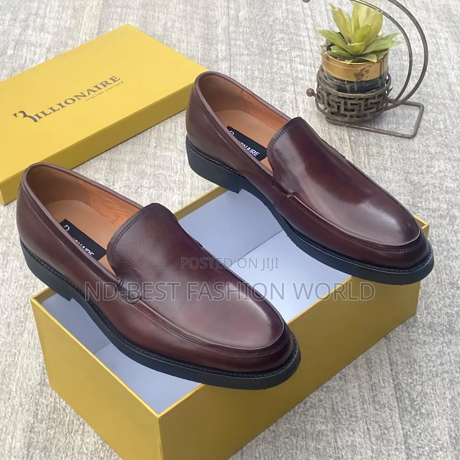 Brown Leather Billionaire Shoe