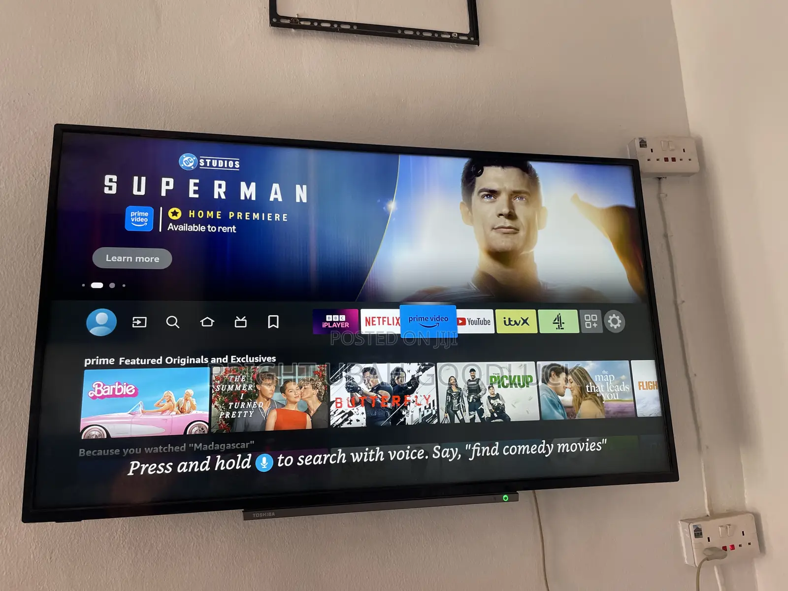 Toshiba 50 Inches Fire TV Full Amazon TV With Free Netflix Acct