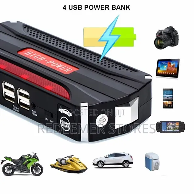 Laptop Booster Charger Power Bank/ Emergency Car Battery Jump Starter