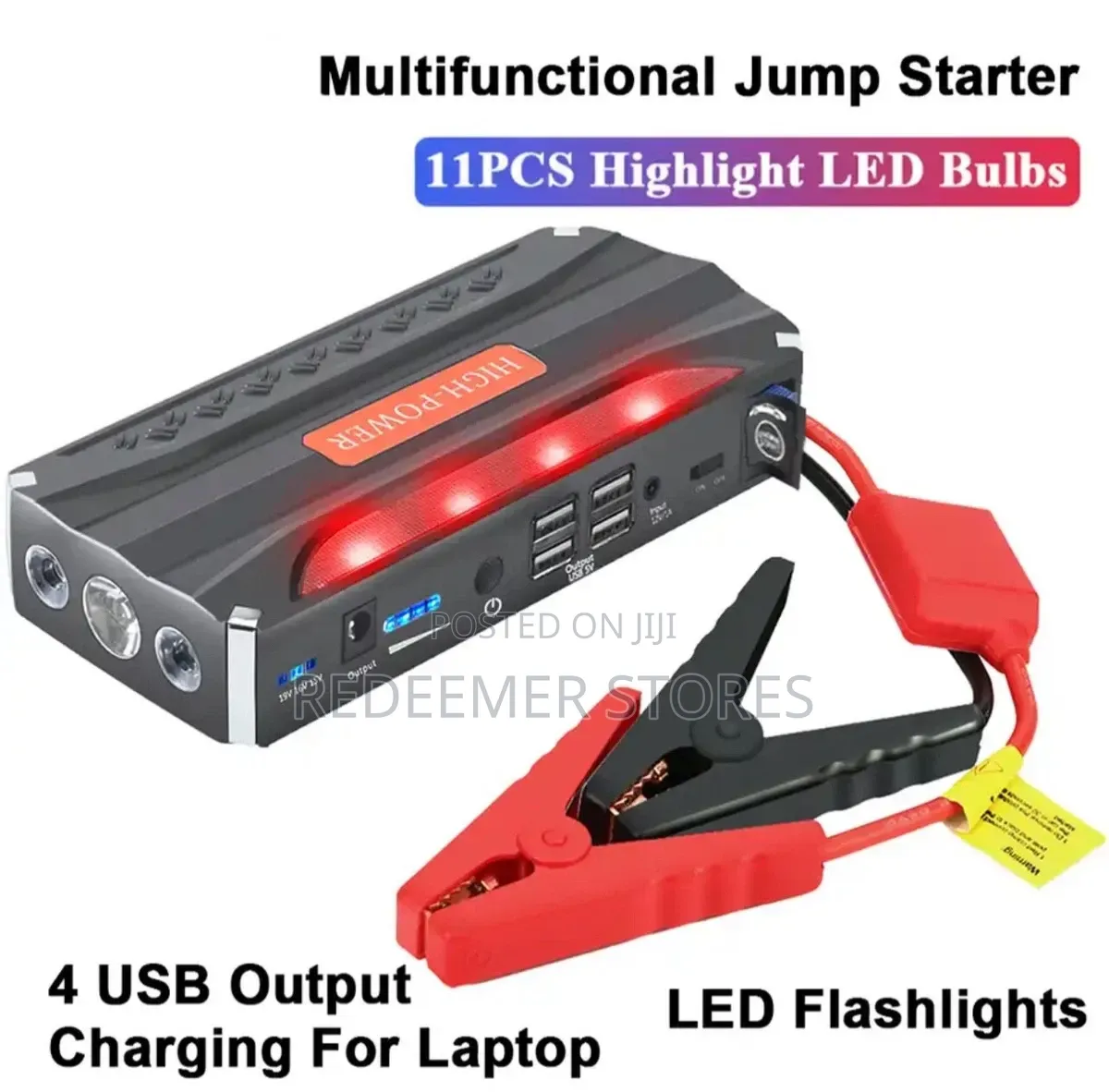 Laptop Booster Charger Power Bank/ Emergency Car Battery Jump Starter