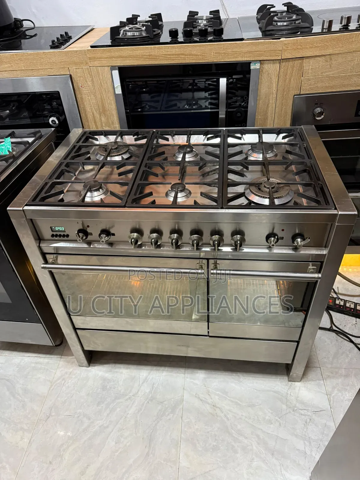 German Used Semg Opera Range 6burner Cooker