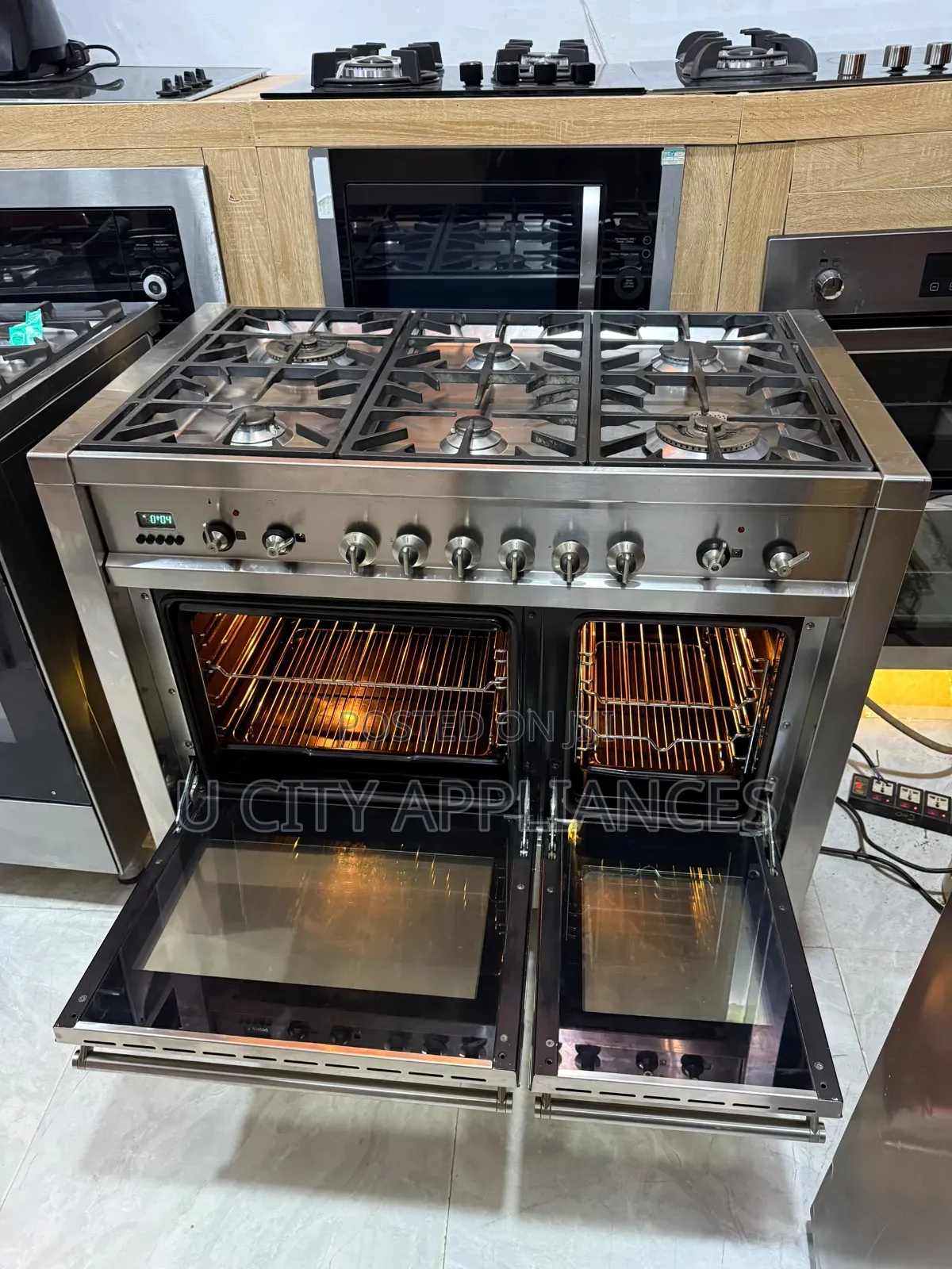 German Used Semg Opera Range 6burner Cooker