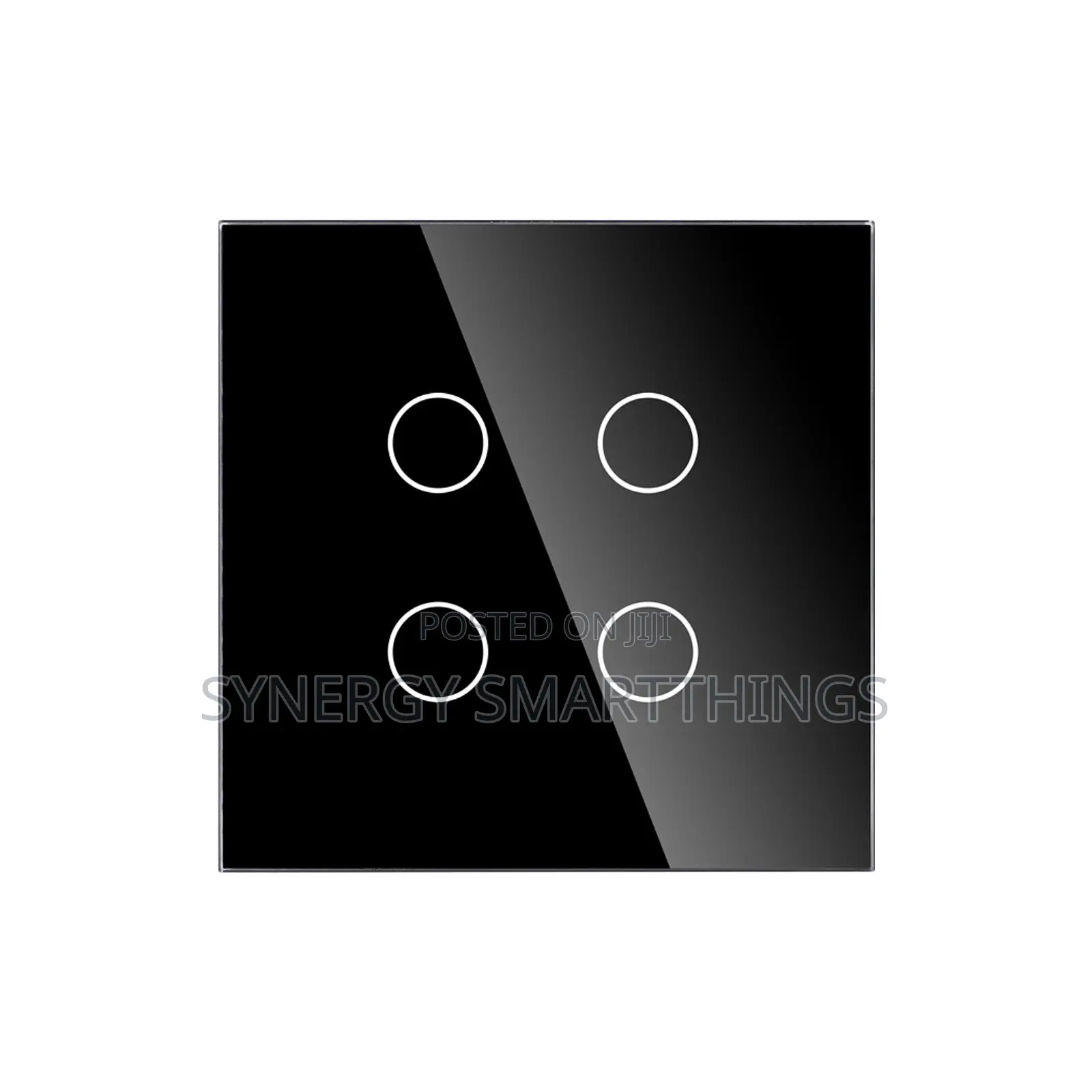 Tuya Zigbee Touch Smart 4 Gang Switch Black Color