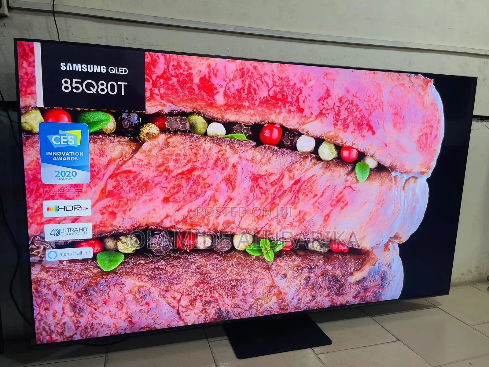 Samsung Qled 85” Q80T Features Direct Quantum Dot Technology 120Hzrate