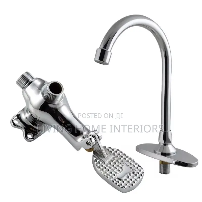 Complete Deck-Mounted Laboratory/Surgical Gooseneck Faucet Set