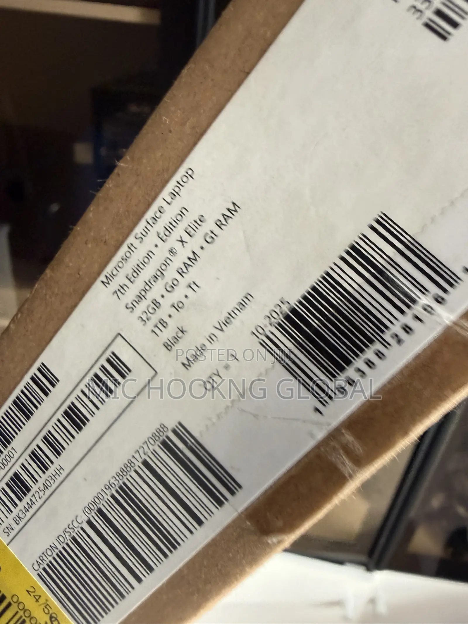 New Microsoft Surface Laptop 7 32GB Qualcomm Snapdragon X Elite SSD 1T