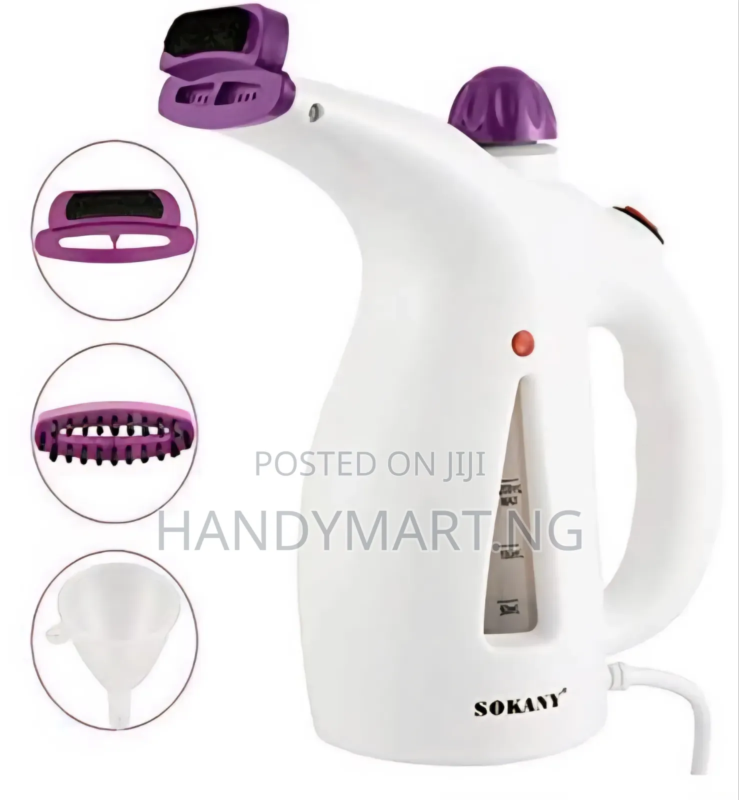 Sokany Garment Steamer (Model ZJ-108) 15% OFF