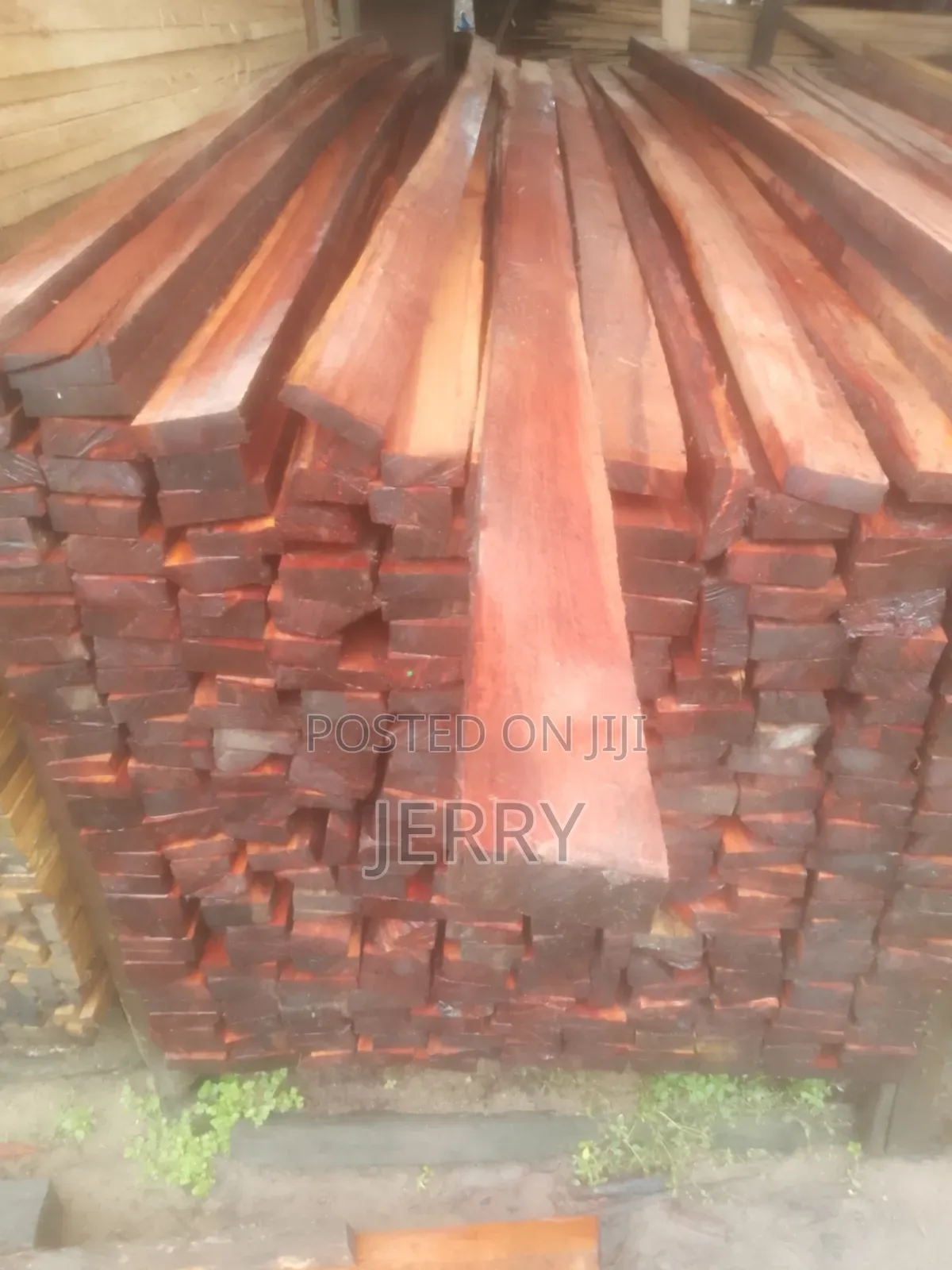 2 by 4 Wood Used for Roofing, at Portharcort Oyigbo Timber Market