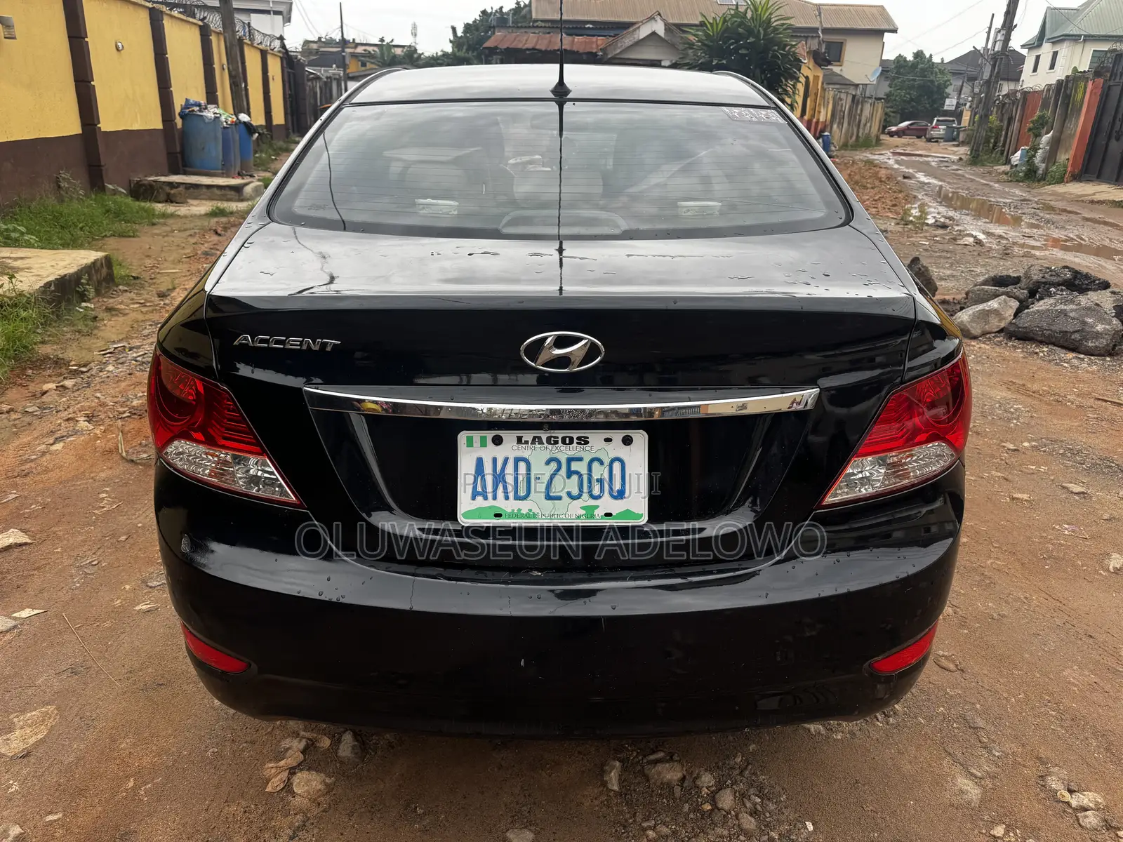 Hyundai Accent GLS 4dr Sedan (1.6L 4cyl 6M) 2014 Black