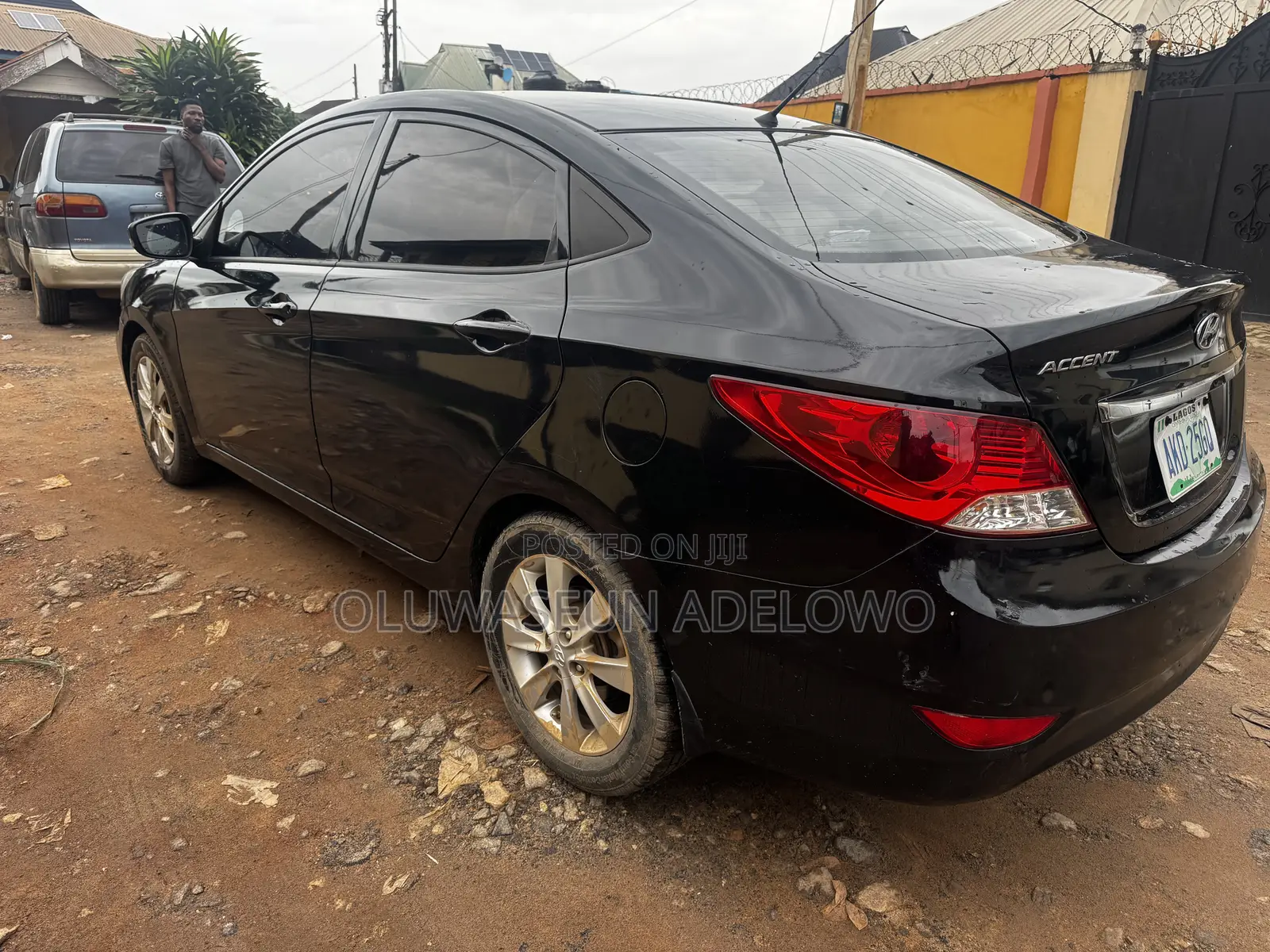 Hyundai Accent GLS 4dr Sedan (1.6L 4cyl 6M) 2014 Black