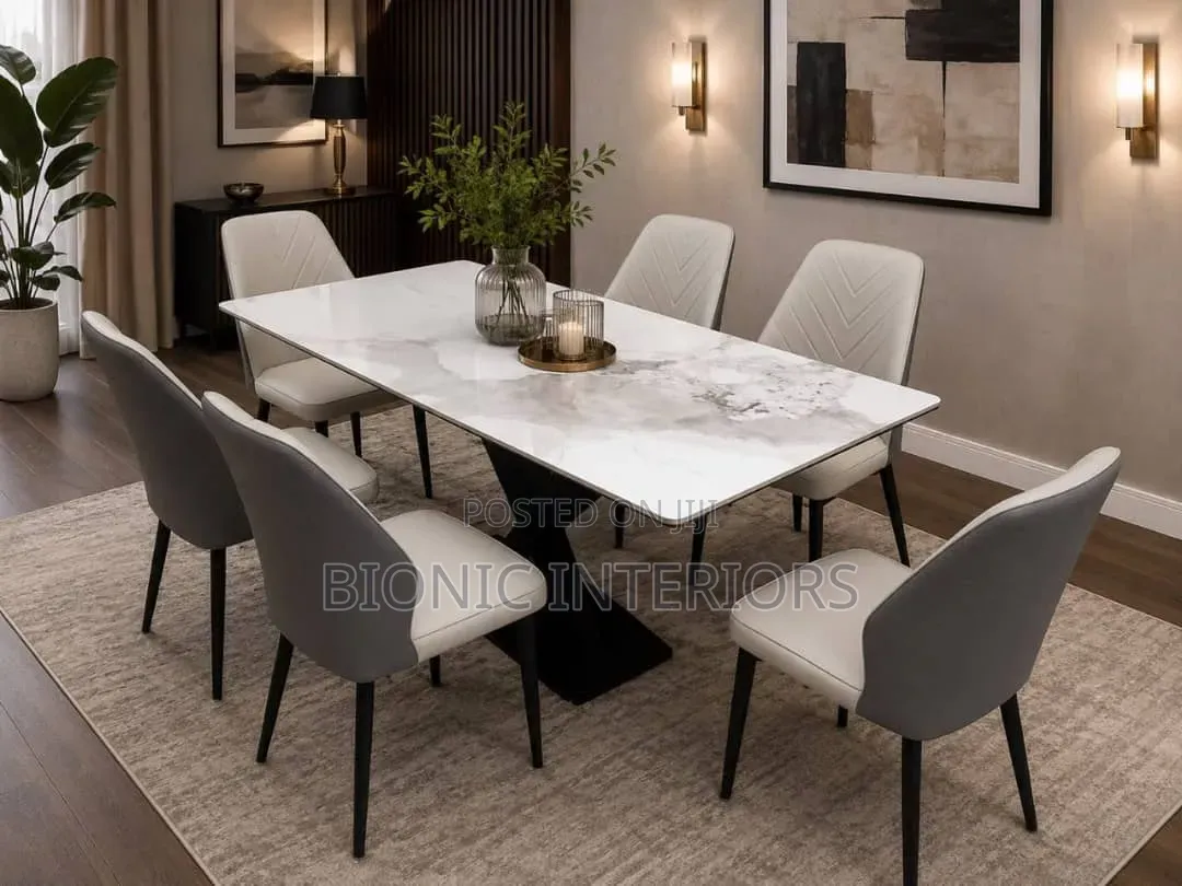 Butterfly Design Dining Table Set of 6 Seaters