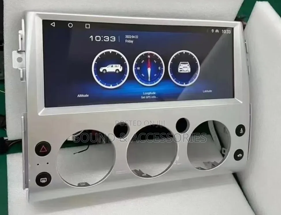 Toyota Fj Cruiser 2007-2022 12.3" Android Screen GPS Navigation System