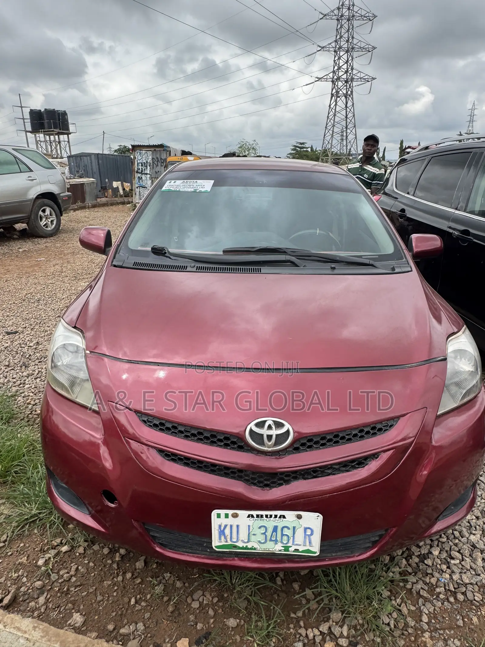 Toyota Yaris 2008 Red