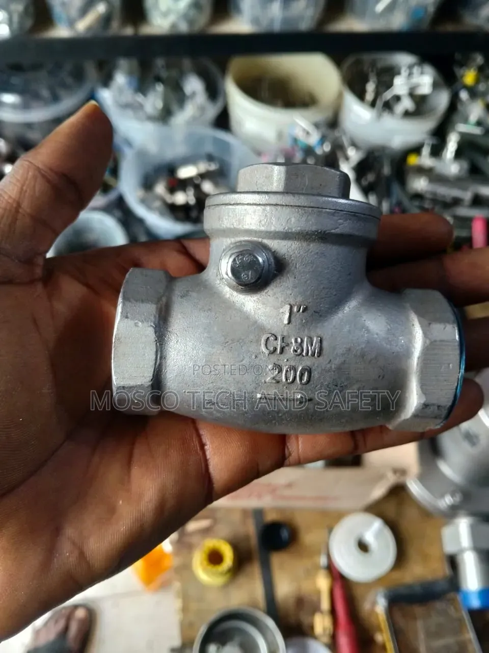 1-Inch CF3M Stainless Steel Check Valve