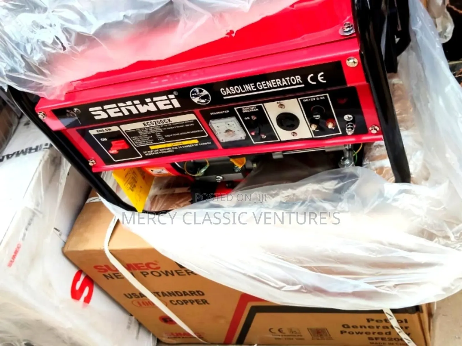 Senwei EC5200CX 2.5 KVA Manual Start Petrol Generator – Fuel Efficient