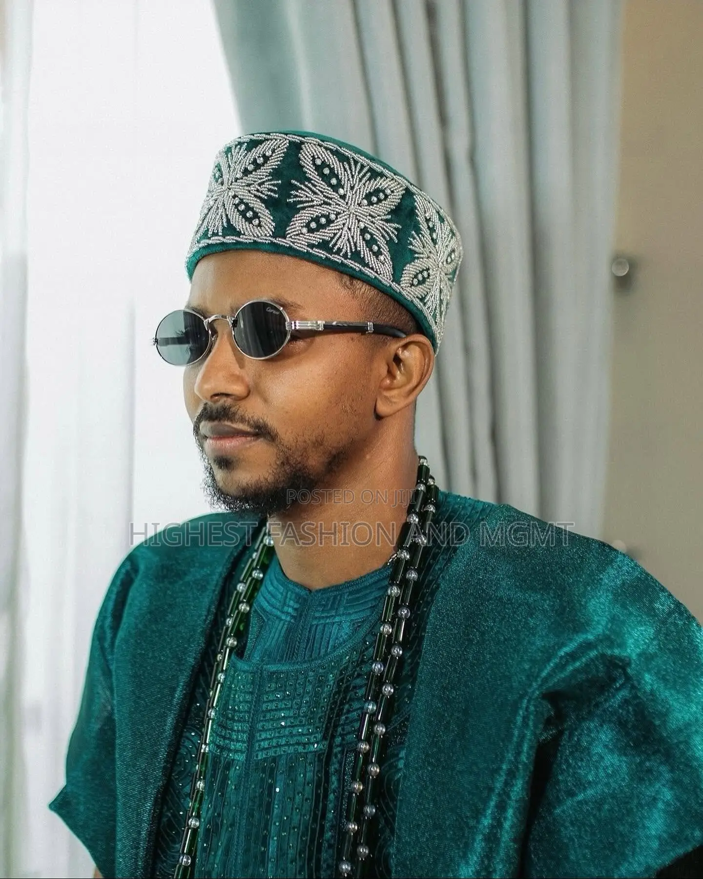 Embellished Velvet Corset Gown Embroidered Agbada Set